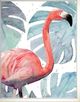 Classy Living Annie Warren Flamingo Splash I Wall Art-2