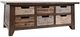 Jofran Inc. Painted Canyon Brown Box Coffee Table-0