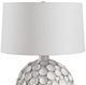 Uttermost® Hartley White Glaze Petal Table Lamp-5