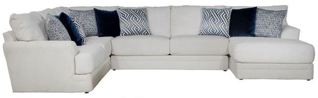 Jackson Furniture Polaris 3-Piece Off-White Right-Arm Facing Sectional and Chaise-1