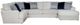 Jackson Furniture Polaris 3-Piece Off-White Right-Arm Facing Sectional and Chaise-1