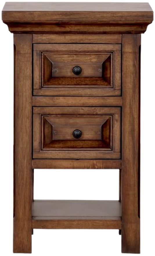 Napa Furniture Design Hill Crest Brown Small Nightstand-1