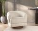 Classic Home Chassia Dusty Beige Swivel Chair-1