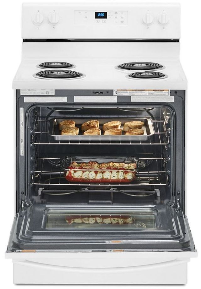 Whirlpool® 30" White Freestanding Electric Range-2