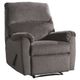 Signature Design by Ashley® Nerviano Gray Zero Wall Manual Recliner-1