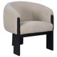Coaster® Valdez Beige Upholstered Barrel Back Accent Chair-0