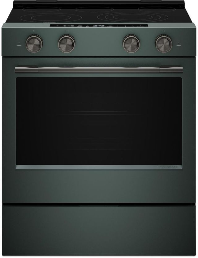 KitchenAid® Black Ore Slide-In Convection Range Handle and Knob Kit-3