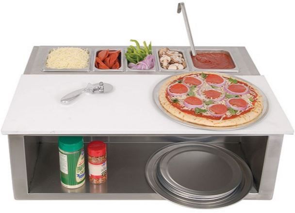Alfresco™ 30" Pizza Prep & Garnish Rail-Stainless Steel-0