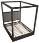 Modus Furniture Oxford Basalt Gray/Dolphin Canopy King Upholstered Canopy Bed-4