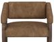 International Furniture Direct Murcia Cognac/Lacquer Brown Accent Chair-4