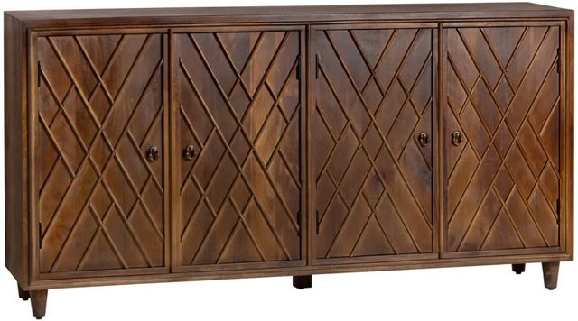 Crestview Collection Chippendale Brown Sideboard-0