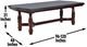 Steve Silver Co. Antoinette Brown Cherry Pedestal Dining Table with Leaf-2