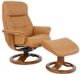 Fjords® Customizable Anne R Classic Comfort Small Manual Reclining Chair with Footstool-0