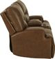 Signature Design by Ashley® Francesca Auburn Power Reclining Loveseat with Console and Adjustable Headrest-4
