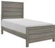 Mazin Furniture Waldorf Dark Gray Twin Bed-1