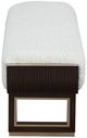 Michael Amini® West Kensington Medium Espresso Accent Bench-3