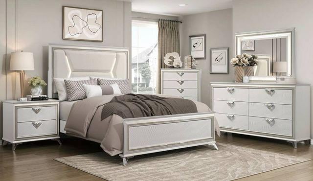 Homelegance® Audra Gold/White Dresser-1