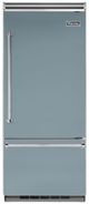 Viking® 5 Series 36 in. 20.4 Cu. Ft. November Sky Built In Right Hinge Bottom Freezer Refrigerator-0