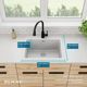 Elkay Quartz Classic® White 25" x 22" x 9-1/2" Single Bowl Drop-In Sink-4