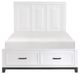 Homelegance® Garretson 3-Piece White Queen Platform Storage Bedroom Set-2