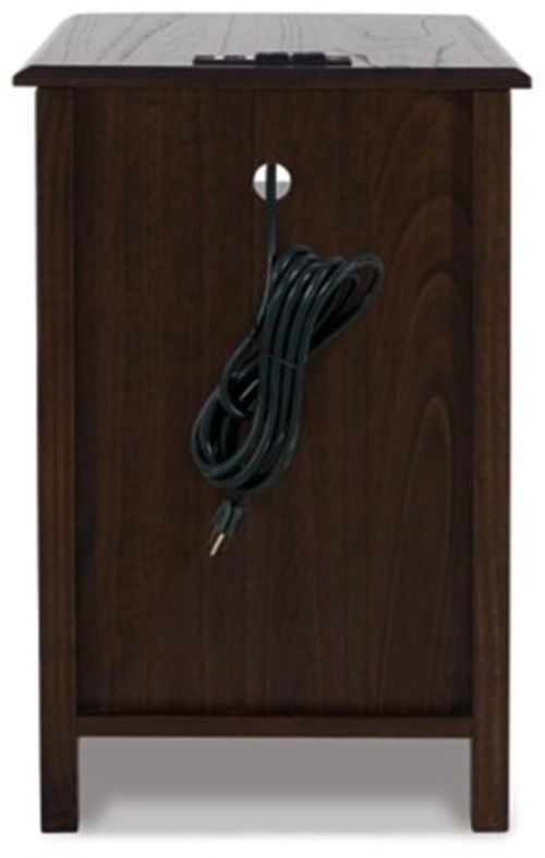 Signature Design by Ashley® Devonsted Dark Brown Chairside End Table-4