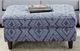 Furniture of America® Chiswick Blue Accent Ottoman-0