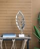 A & B Home Chrome Leaf Duo Sculpture-5