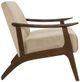 Mazin Furniture Carlson Light Brown Upholstered Accent Chair-2
