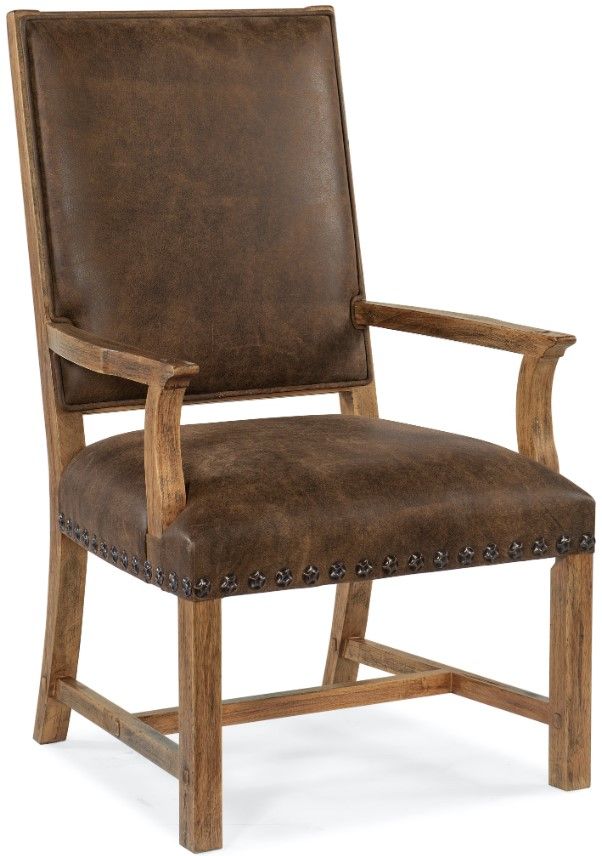 Hooker® Furniture Big Sky Seville Timber/Vintage Natural Host Dining Chair