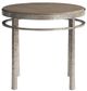 Bernhardt Aventura Marcona Side Table with Frosted Nickel Base-1
