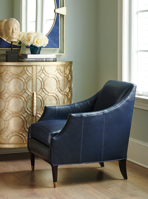 Lexington Home Customizable Carlyle Kerney Leather Chair-1
