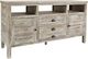 Jofran Inc. Artisan's Craft Washed Gray 60" Media Console-0