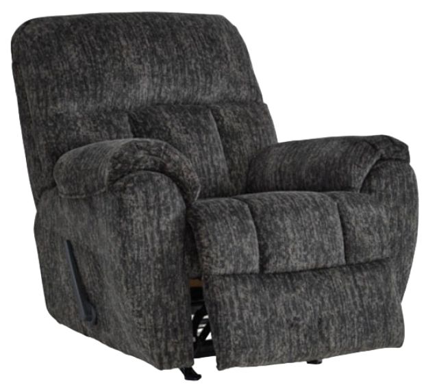 Signature Design by Ashley® Stayfish Gunmetal Manual Rocker Recliner-3