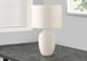Monarch Specialties Inc. 25"H Cream Ceramic Table Lamp-4