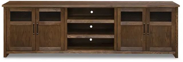 Legends Home Maison Brushed Bourbon Oak Super Entertainment Center-1