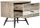 Armen Living Bridges Two Tone Grey Nightstand -3