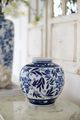 A & B Home Blue/White 9" Vase-4