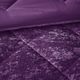 Olliix by Intelligent Design Felicia Purple Full/Queen Velvet Comforter Set-5