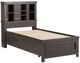 Liberty Furniture Thornwood Hills Rock Beaten Brown Full Youth Bookcase Bed-0