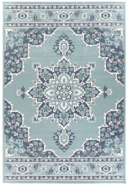 Surya Alfresco Teal 5'x8' Area Rug-1