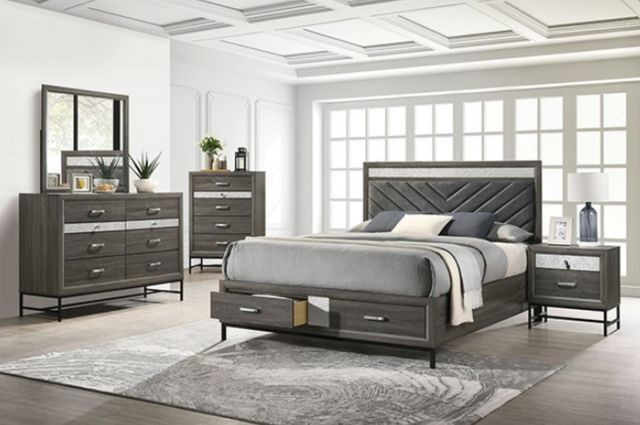 Furniture of America® Voleta Gray Dresser-1