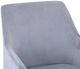 Jofran Inc. Urban Archive Stella Platinum Upholstered Dining Arm Chair-4
