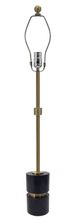 A & B Home Peraro Black Marble and Metal Buffet Lamp-1