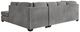Signature Design by Ashley® Marelton 2-Piece Gray Right-Arm Facing Chaise Sleeper Sectional-1