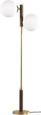 Four Hands Colome Aged Brass/Natural Walnut Floor Lamp-0