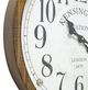 YHD Brown Kensington Station Pocket Watch Style Wall Clock-3