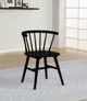 Coaster® Jeffries 2-Piece Black Dining Side Chair Set-1