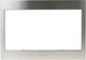 Monogram® 27" Stainless Steel Built In Microwave Trim Kit-2