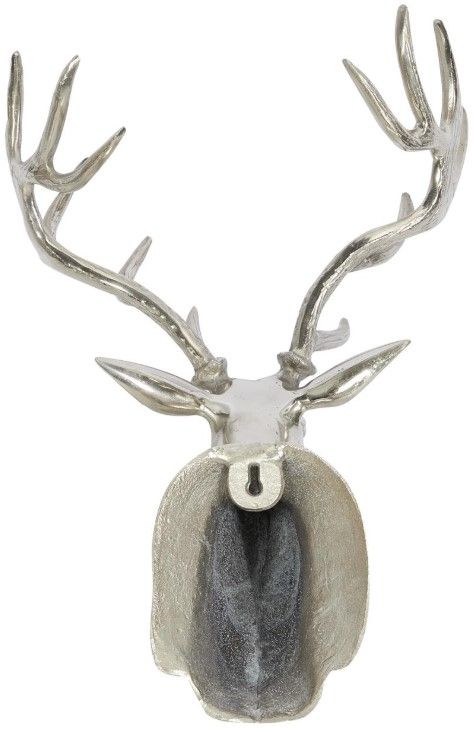 Deco Marche Silver Deer Head Wall Decor-1