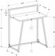 Monarch Specialties Inc. Juvenile Black Computer Desk-3